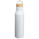 BOCA TERMO METALNA 550ML S DRVENIM POKLOPCEM MACMA 8389306 BIJELA