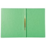 FASCIKL MEHANIKA EURO PREŠPAN KARTON A4 355G EXACOMPTA 380805B ZELENI - Image 2