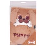 DNEVNIK PLIŠANI S KLJUČEM A5 96L PUPPY PASO PP24DG-3676