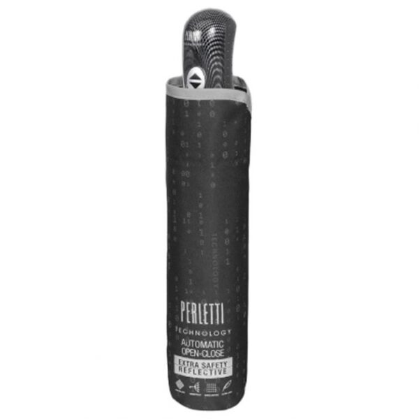 KIŠOBRAN AUTOMATIK (OTVARANJE PLUS ZATVARANJE) SKLOPIVI S PLASTIČNOM DRŠKOM TECHNOLOGY PERLETTI 21825