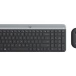 Bežični desktop komplet MK470 Slim Wireless crna