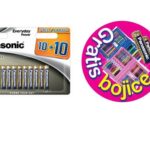 PANASONIC baterije LR03EPS/20BW 10+10F + set za bojanje plavi