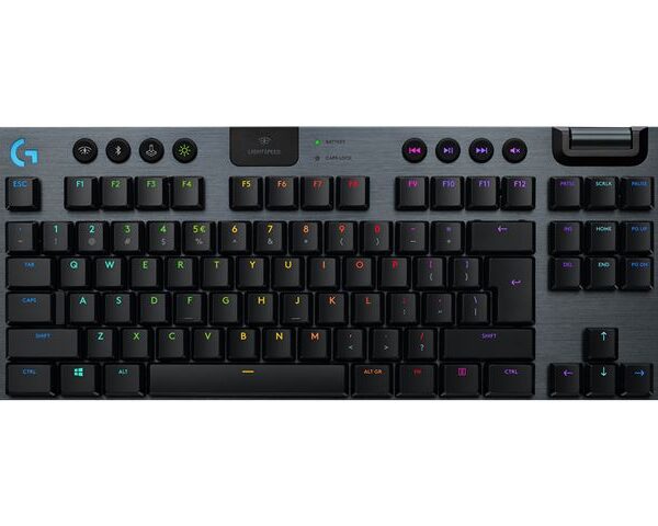 Tipkovnica bežična Logitech G915 TKL Clicky