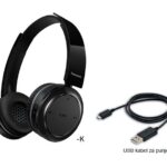 PANASONIC slušalice RP-BTD5E1-K crne, naglavne, Bluetooth