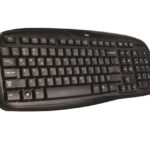 MS ALPHA C105 žičana tipkovnica US layout