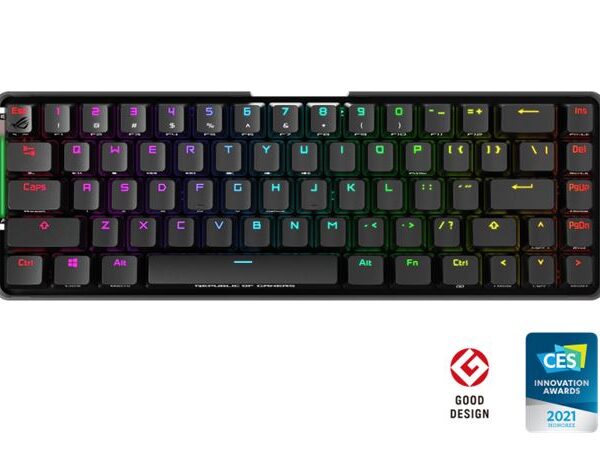 Tipkovnica ASUS ROG Falchion Mehanička 65% veličina