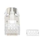 Intellinet 50-Pack Cat6A RJ45 Modular Plugs STP 3-prong
