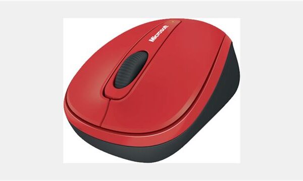MS MS FPP Wireless Mobile Mouse 3500 Red, GMF-00293