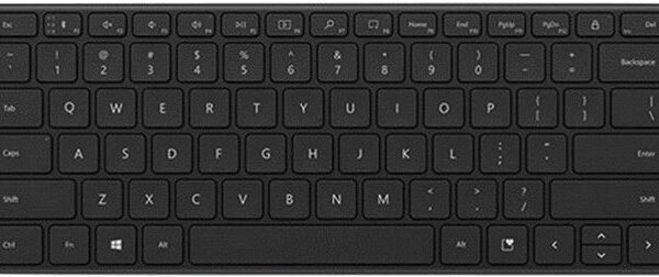 MS Compact Bluetooth Keyboard Black, 21Y-00030