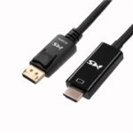 MS CABLE Display port -> HDMI F, 2m, 4K/30Hz, V-HD3200, crni