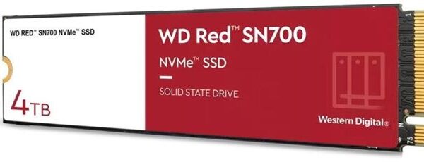 SSD 4TB WD Red NAS SN700 M.2 NVMe WDS400T1R0C