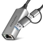 Adapter Axagon ADE-TXCA USB C/A 3.2 -> Gigabit Ethernet