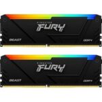 MEM DDR4 16GB (2x8) 3200MHz FURY Beast RGB KF432C16BB2AK2/16