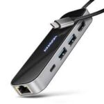 USB HUB AXAGON HMC-6GLN 2xUSB3.2 Gen 2, 1xUSB-C, HDMI, GLAN