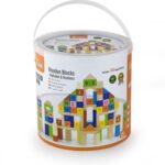 Drvene kocke slova i brojevi, 3 cm, 100 kom