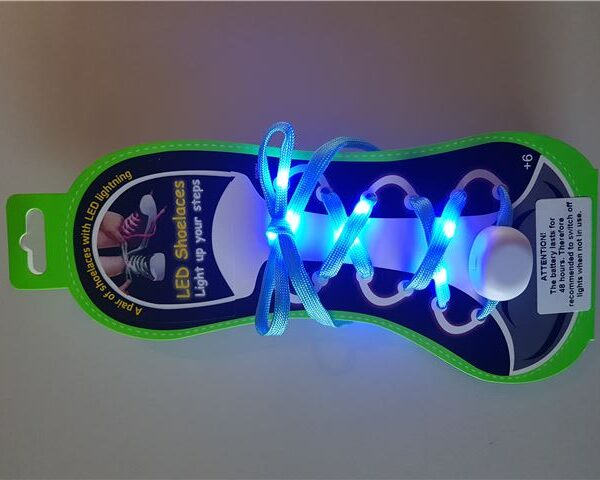 VEZICE ZA CIPELE S LED SVJETLIMA PLAVA BOJA