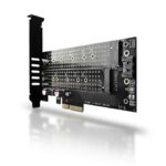AXAGON PCEM2-D PCI-E 4.0 4x - DUAL M.2 SSD (NVMe + SATA)