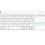 Tipkovnica bežična Logitech K400+ Wireless Touch bijela