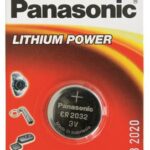 PANASONIC baterije CR-2032EL/1B Lithium Coin