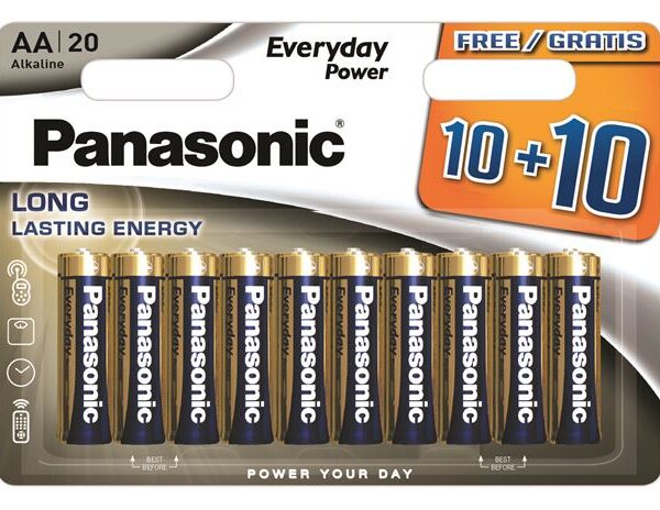PANASONIC baterije LR6EPS/20BW 10+10F