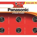 PANASONIC baterije male CR-2032EL/6BW Lithium Coin