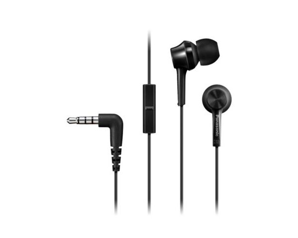 PANASONIC slušalice RP-TCM115E-K crne, in ear, mikrofon