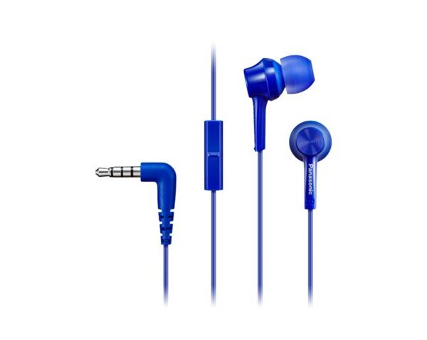 PANASONIC slušalice RP-TCM115E-A plave, in ear, mikrofon