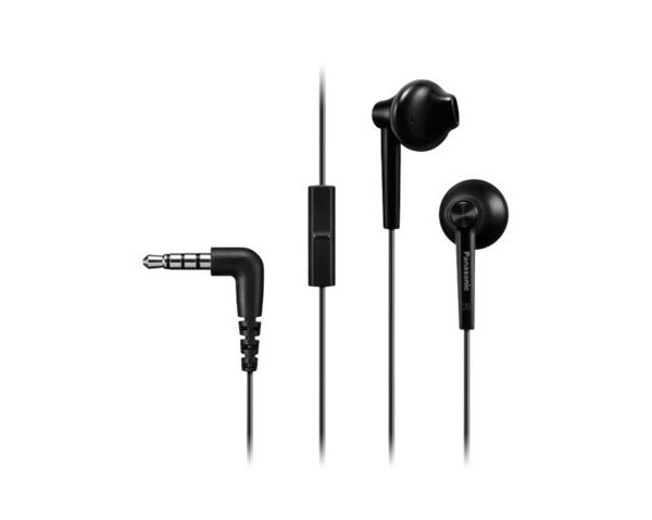 PANASONIC slušalice RP-TCM55E-K crne, in ear mikrofon
