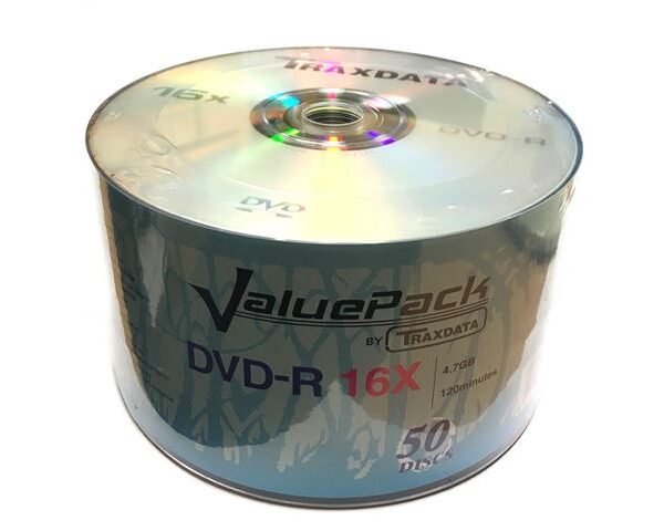 TRAXDATA OPTIČKI MEDIJ DVD-R 16X SPINDLE 50 VALUEPACK