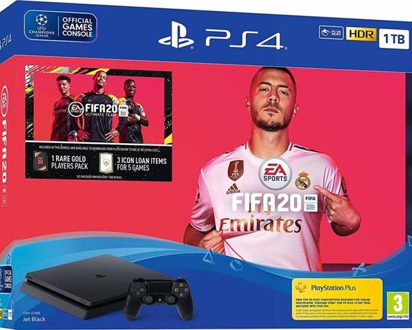 GAM SONY PS4 Pro 1TB G chassis + FIFA 20+ FUT 20 VCH + PS Plus 14 Days