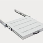 Izvlačiva polica 19"/1U, 450mm, svijetlo siva