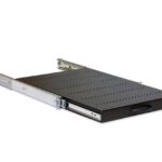 Izvlačiva polica 19"/1U, 650mm, crna