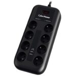 CyberPower prenaponska zaštita, P0820SUF0-DE, 8x šuko, 2x USB charger