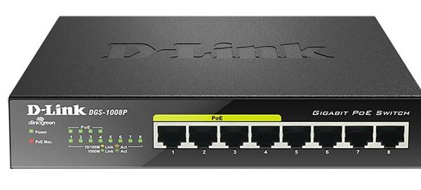 D-Link switch neupravljivi, DGS-1008P/E