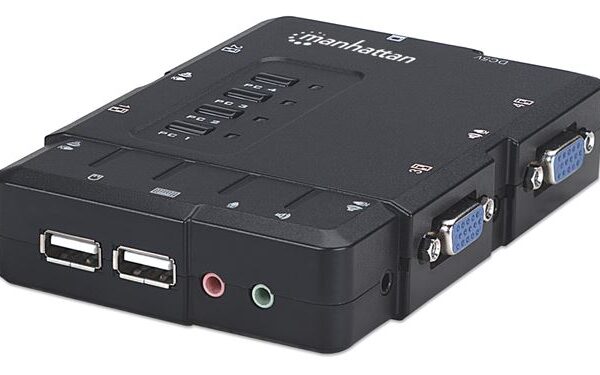 MH KVM Compact 4-port switch