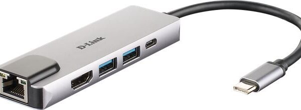 D-Link DUB-M520, 5‑in‑1 USB‑C Hub sa HDMI/Ethernet i napajanjem