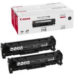 Toner Canon CRG-718 BK TWINPACK