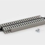 Vodilica kabela 19"/1U, zatvorena, dvostruka