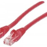 Intellinet prespojni mrežni kabel Cat.5e UTP PVC 0.5m crveni