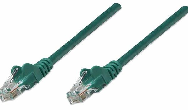Intellinet prespojni mrežni kabel Cat.5e UTP PVC 1m zeleni