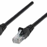 Network Cable, Cat6 compatible, CCA, U/UTP, PVC, 5 m, Black