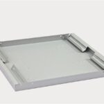 Triton polica 19" 1U/250mm, svijetlo siva, RAC-UP-250-A4