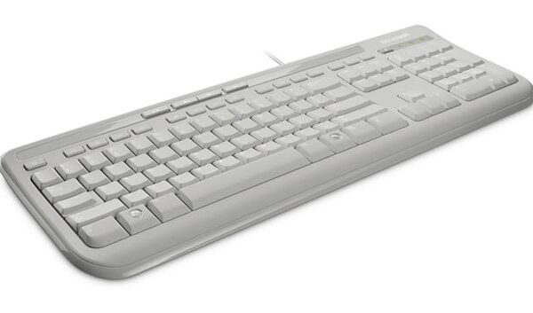 Microsoft Wired Keyboard 600 White, ANB-00032