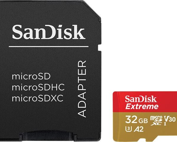 Memorijska kartica SanDisk Extreme microSDXC, A1, V30, U3 32GB