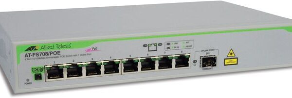 Allied Telesis switch neupravljivi, AT-FS708/POE