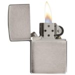 UPALJAČ METALNI MAT ZIPPO 200 SREBRNI - Image 3