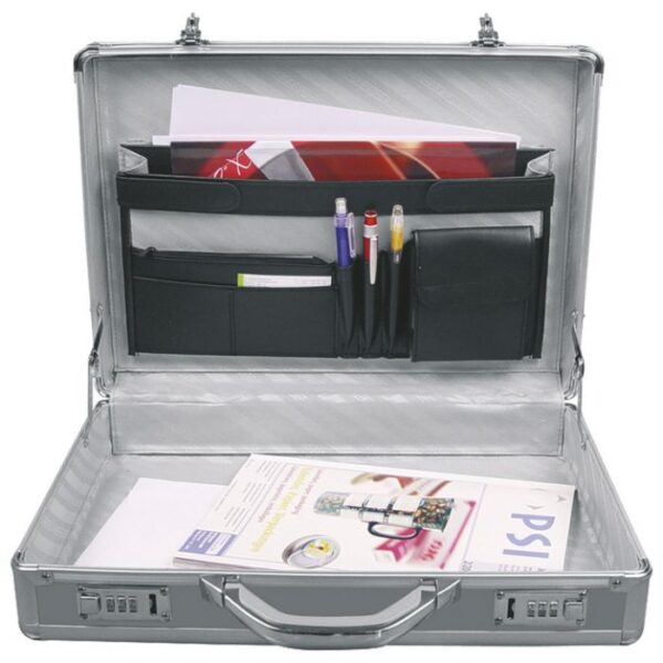 TORBA-KOFER ALUMINIJSKA SREBRNA