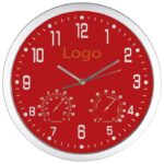 SAT ZIDNI S VLAGOMJEROM I TERMOMETROM CRVENI