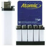 UPALJAČ JEDNOKRATNI SJAJNI ATOMIC REIBRAD BIJELI - Image 2