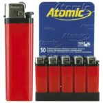 UPALJAČ JEDNOKRATNI SJAJNI ATOMIC REIBRAD CRVENI - Image 2